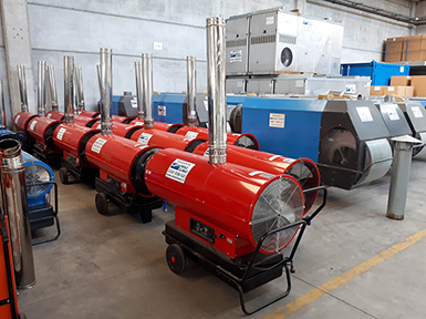 Location de chauffage pour installateurs CVC - Andrews Sykes Climat Location