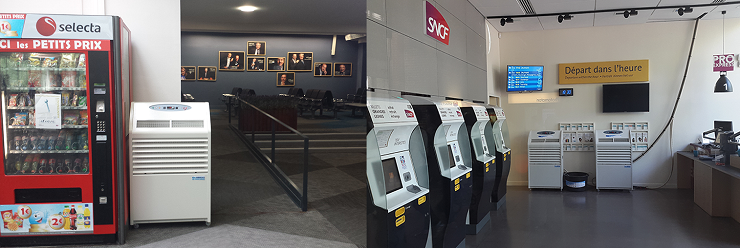2081 Location de climatisation en urgence dans une gare