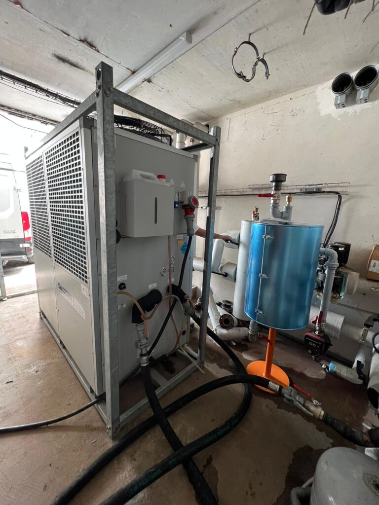 Des travaux de rénovation nécessitent la mise en location d’un groupe de froid