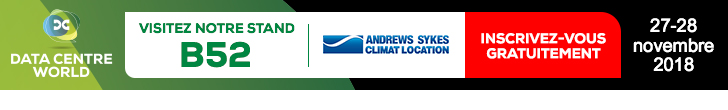 andrews-sykes-data-centre-world Andrews Sykes Climat Location annonce sa participation au salon Data Centre World de Paris