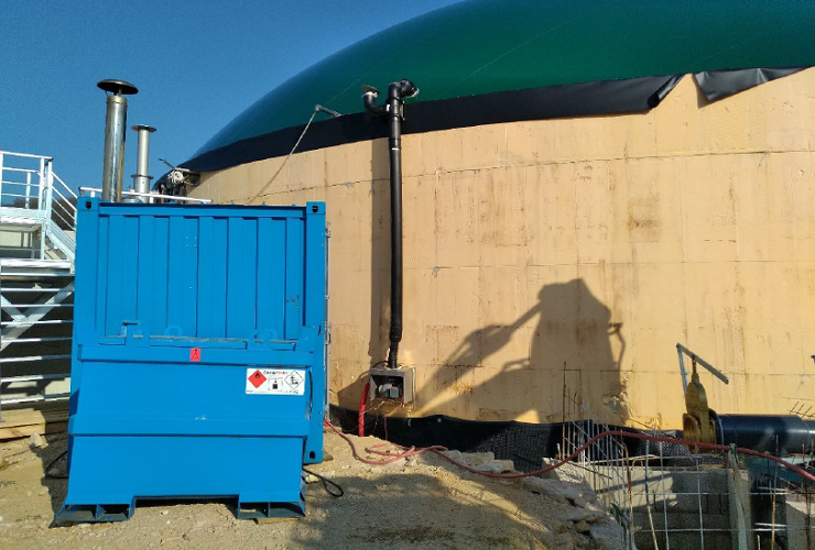 chaufferie-methanisation Location de chaudière pour un digesteur anaérobie