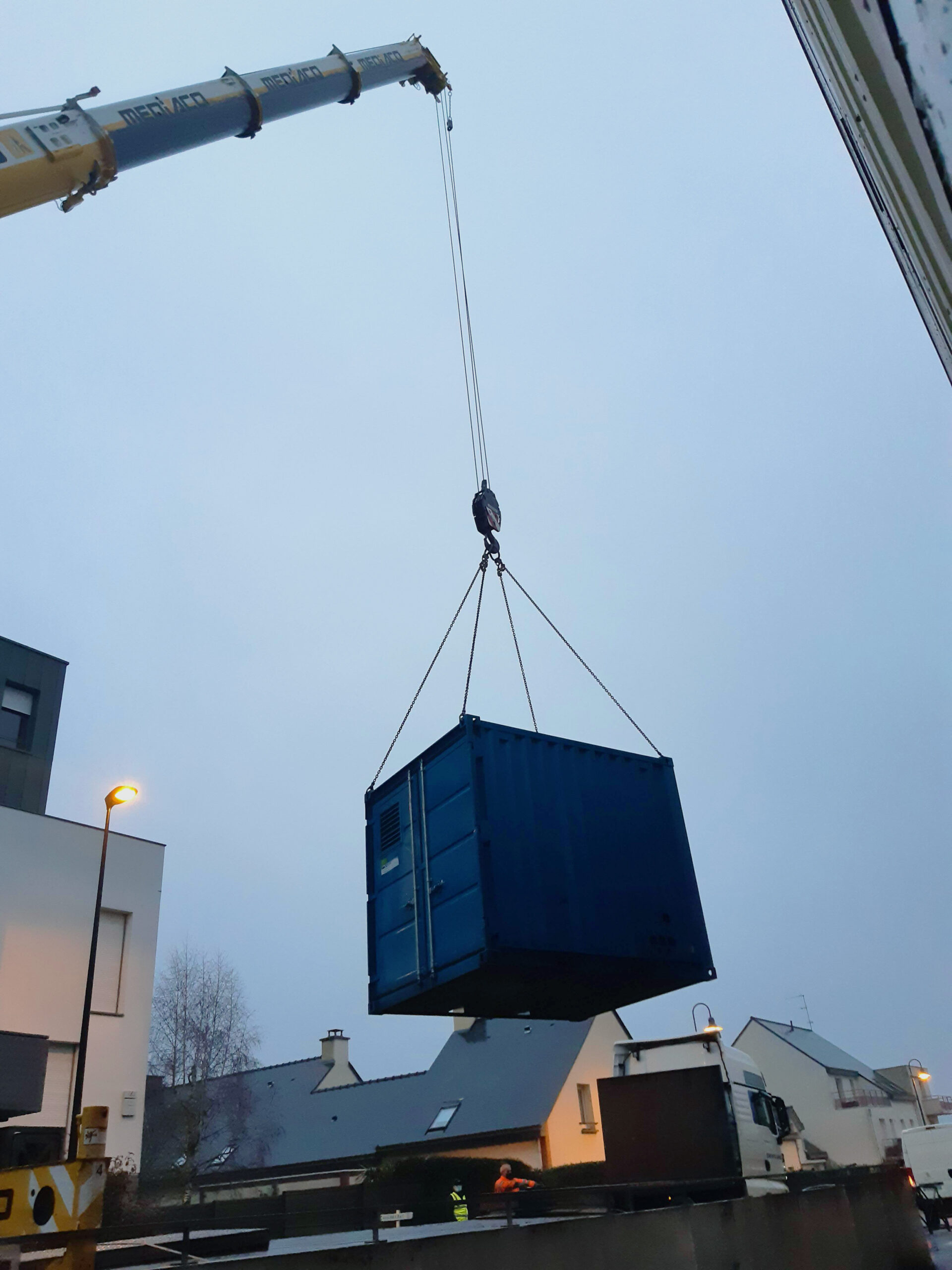 Location d’une chaufferie mobile suite à une panne du système d’origine à Pétange