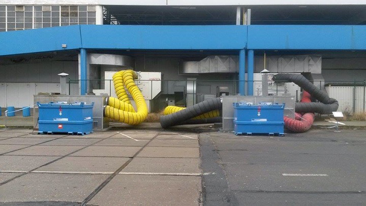 Un acteur de la grande distribution loue du chauffage chez Andrews Sykes