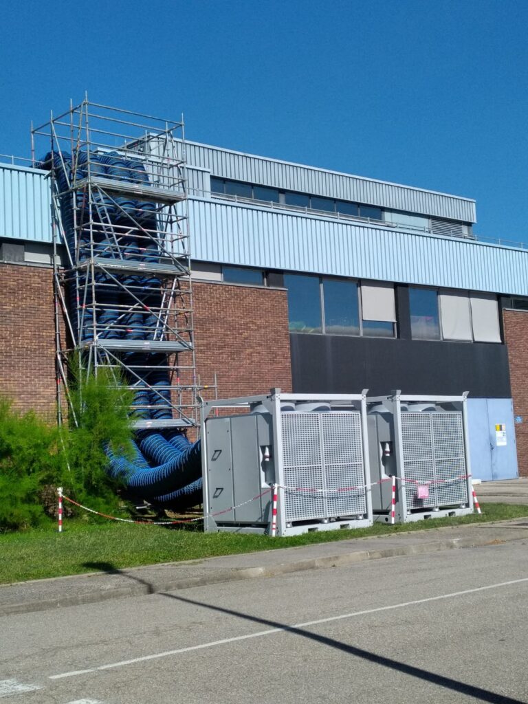 Climatisation temporaire d’une centrale nucléaire