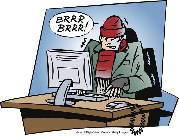 Les méthodes alternatives de lutte contre le froid au bureau